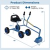 Safstar Sand Digger for Kids w/2-Handed Controls Flexible Shovel 360° Rotatable Function - 2 of 4