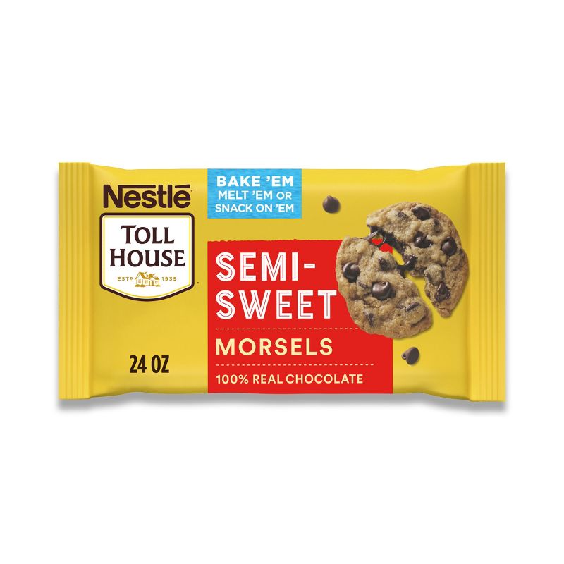 Nestle Toll House Semi-Sweet Chocolate Chips - 24oz, 1 of 17