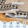 2x6FT Jute Washable Area Rug for Living Room, Modern Non-Slip Outdoor Rug for Patio, Non-Shedding Stain Resistant Soft Carpet for Bedroom - 4 of 4