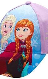 Disney Frozen Elsa & Anna Girls' Baseball Hat, Kids Cap Ages 2T-7 (Purple)