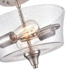 Millennium Lighting Caily 2 - Light Flush Mount in  Brushed Nickel - 3 of 4