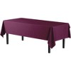 Crown Display 54 in. x 108 in. Plastic Tablecloth - 12 Pack - 2 of 4