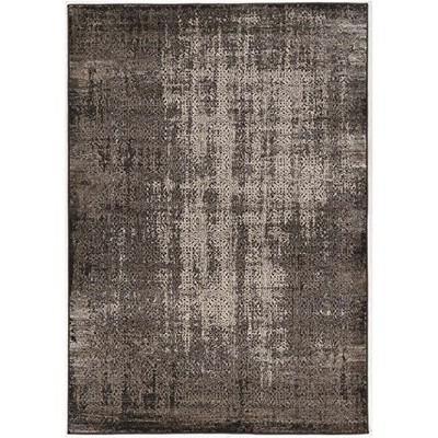 HomeStock Jewel Illusion Navy & Beige 5x7.6, Transitional, Machine Made