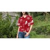 HAPPY BAY Women's Hawaiian Blouse Button Down Top Vintage Shirt Short Sleeve Shirts Halloween Costumes Blouses for Women - 4 of 4