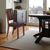 FurniFact,Elegant Wooden Dining Chairs Set of 2 Faux Leather Seat for Kitchen - 3 of 3