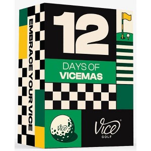 Vice Golf Vice 12 Days of Vicemas Advent Calendar Golf Balls 24pk : Target