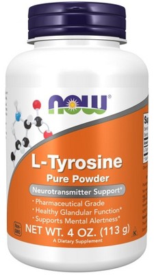 Tyrosine Powder by Now Foods  -  4 oz Powder
