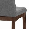 CAVINAS Dining Chairs Kitchen Chairs Set of 2 Modern Fabric Stool with Wood Frame for Kitchen, Bedroom - 4 of 4