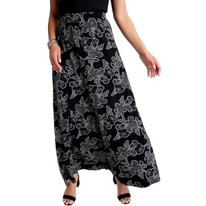 Jessica London Everyday Stretch Knit Maxi Skirt - 1 of 4