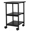 VASAGLE Industrial Printer Stand, 3-Tier Machine Cart with Wheels and Adjustable Table Top, Heavy Duty Storage Rack - 4 of 4