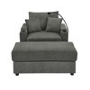 NicBex Couches for Living Room Accent Chair Sofa with Storage Armrest, Comfy Corduroy Upholstered Sofa Couch with Cup Holders and a Phone Holder - 4 of 4