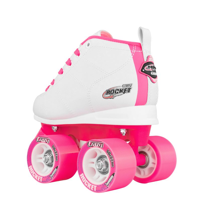 Crazy Skates Adjustable Rocket Roller Skates For Girls And Boys - Great Beginner Kids Quad Skates, 2 of 7