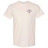 Mens Michelob Ultra Golf Driver Beige Colorway Front and Back Print T-Shirt - 2 of 4
