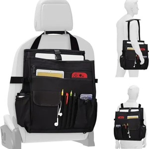 Updated Car Front Seat Organizer, Multi-Compartment Storage for Tablets, Laptops, Water Bottles, Fashion - 1 of 4