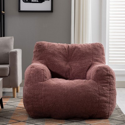 KTMBDW Large Bean Bag Chair with Filling, 40 inch Memory Foam Bean Bag Chairs, Ultra Soft Fabric for Living Room, Bedroom