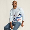 Lands' End Men's Long Sleeve Fine Gauge Holiday Crew Neck Sweater - 4 of 4