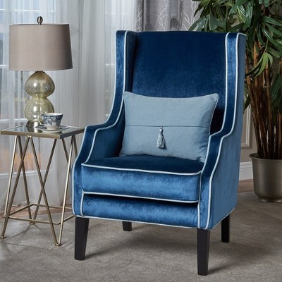 Modern Accent Club Chair, Comfy Velvet Upholstered Armchair, Living Room Chair With Arms, Trendy Single Sofa Chair For Living Room Bedroom Office