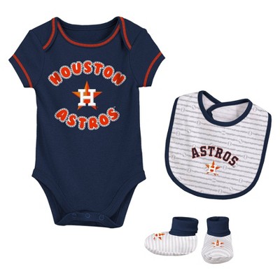 Infant White/Navy Houston Astros Position Player T-Shirt & Shorts Set