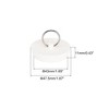 Unique Bargains Rubber Durable Hanging Ring Kitchen Drain Stopper 3 Pcs - 2 of 4