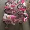 iNova"12-Inch Carbon Steel Kids Bike with Streamers, Helmet, and Detachable Training Wheels Set"Pink - 4 of 4