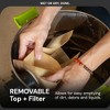 Sun Joe 24V Cordless Stainless Steel Wet or Dry Vacuum Kit with Battery, Charger, Carpet Brush, All Purpose Nozzle and Extension Tubes, 5.3 Gal, Green - 4 of 4