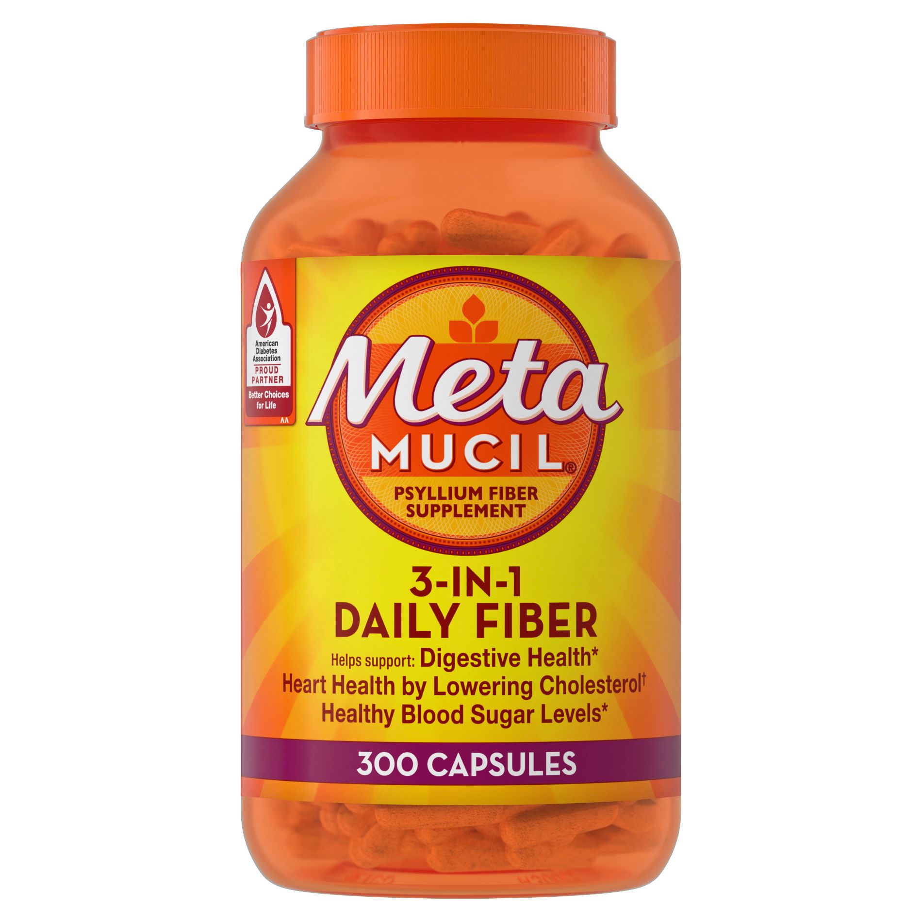 Metamucil Psyllium Fiber Capsules - 300ct