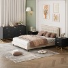 53.5" Large Dresser Organizer, 7 Drawer Dresser with Golden Metal Handle and Legs, Modern Chest of Drawers, for Bedroom, Closet, Hallway - 3 of 4
