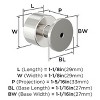 Amerock Balon Round Knob for Cabinets, Drawers, and Furniture - 3 of 4