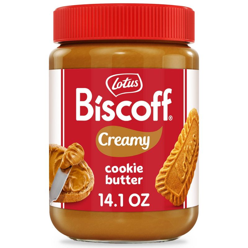 Biscoff Creamy Cookie Butter Spread - 14oz, 1 of 10