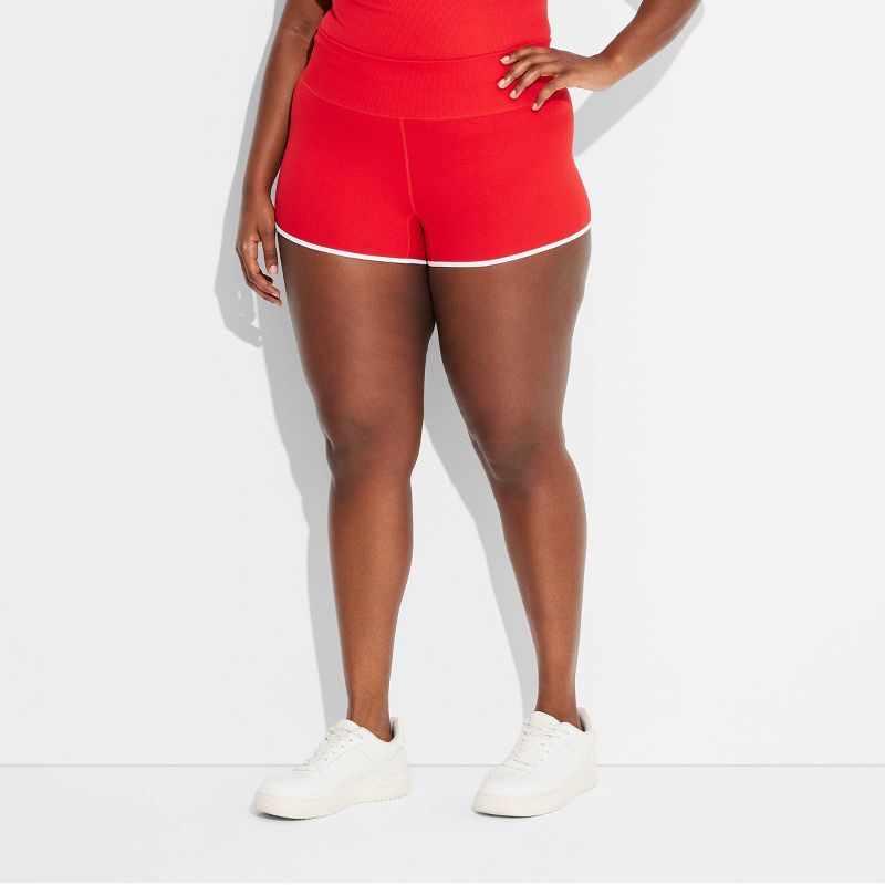 Women's High-Rise Seamless Hot Shorts - Wild Fable™, 3 of 7