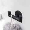 BWE Round Bathroom Robe Hook and Towel Hook(2-Pack) - 4 of 4