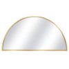 Beautyolove Half Circle Aluminum Alloy Framed Decorative Wall Mirror - 4 of 4