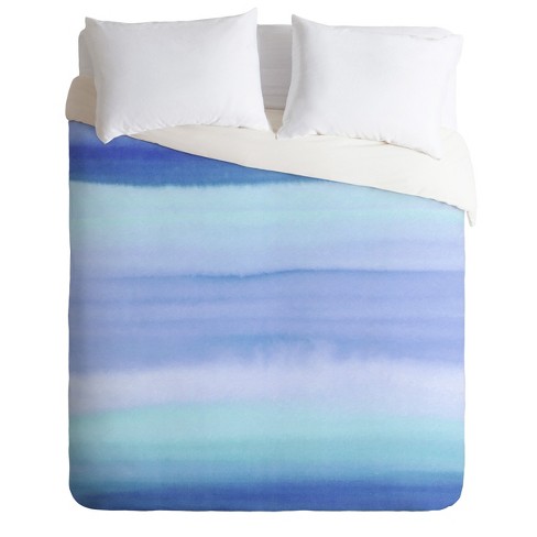 King Amy Sia Ombre Duvet Set Blue Deny Designs Target