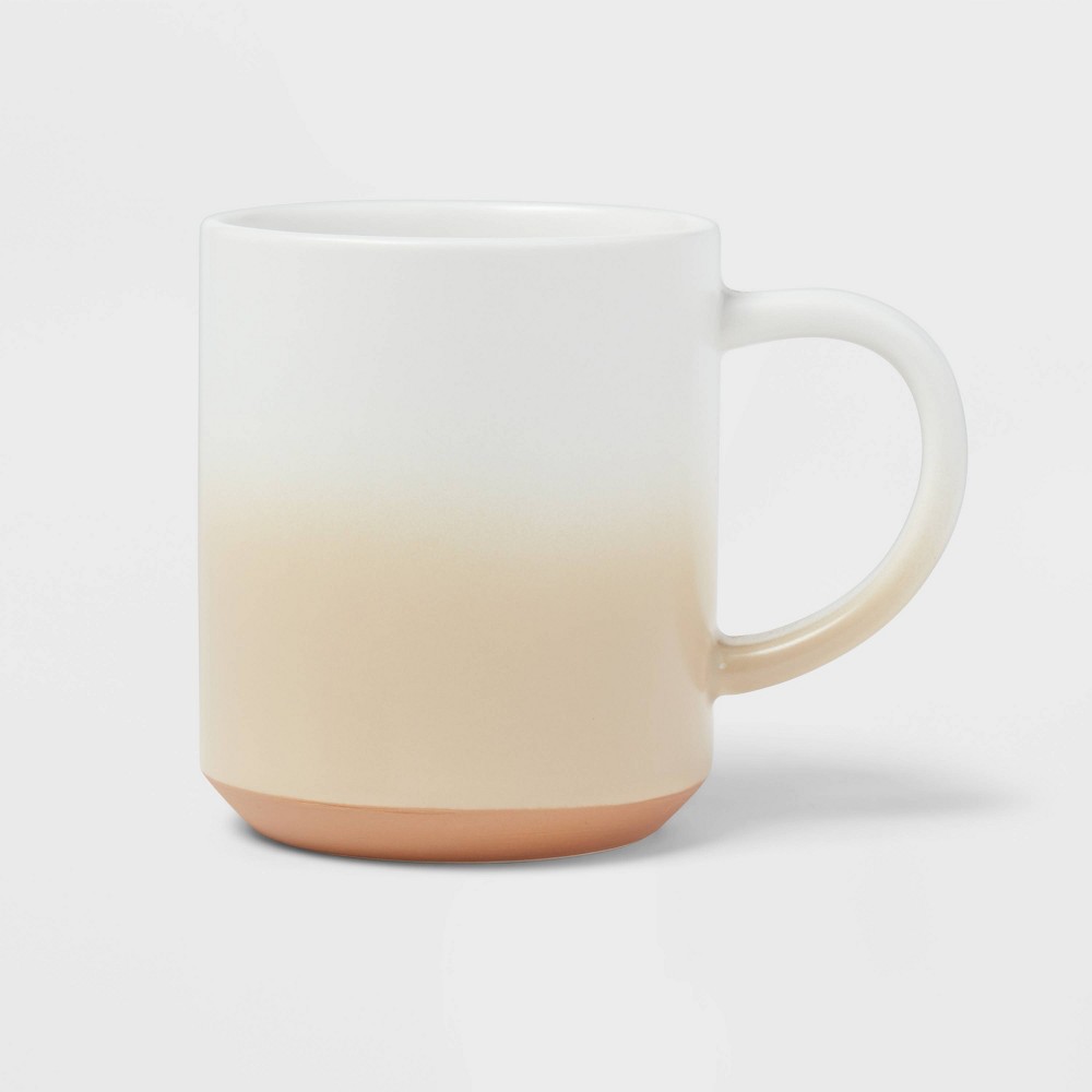 Photos - Glass 19oz Doug Drinkware Mug Ivory - Threshold™