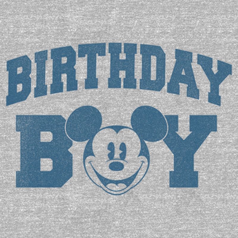 Men's Mickey & Friends Birthday Boy Happy Face T-Shirt, 2 of 6