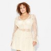 Women's Long Sleeve Flyaway Top - Wild Fable™ Off-White - 2 of 3