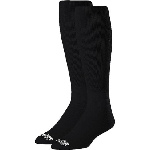 Rawlings Adult Over-the-calf Baseball Socks - Medium - Black : Target