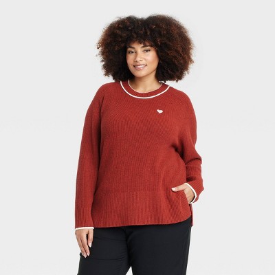 Women's Valentine's Crewneck Pullover Sweater - A New Day™