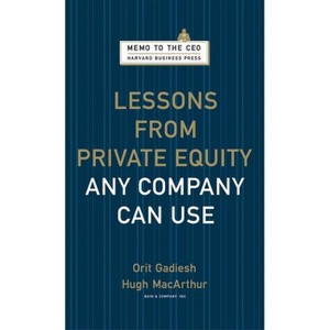 Lessons from Private Equity Any Company Can Use - (Memo to the CEO) by  Orit Gadiesh & Hugh MacArthur (Hardcover) - 1 of 1
