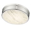 Anders Collection 15" LED Flush Mount Ceiling Light - Dimmable, Damp Rated, Industrial Chic - 4 of 4