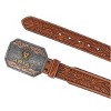 Ariat Men's Embossed Western Belt with Medallion Buckle - image 2 of 2