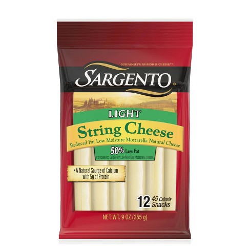 Sargento Reduced Fat Light Natural Mozzarella String Cheese - 12ct - image 1 of 4