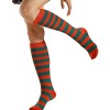Striped Patterned Knee High Socks from the Sock Panda (Women's Sizes, Adult Medium) - Christmas Colors - 2 of 3