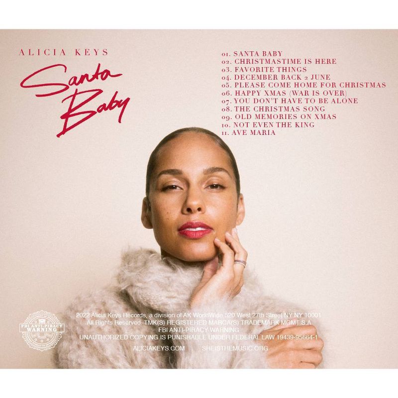 Alicia Keys - &#34;SANTA BABY&#34; (Target Exclusive, CD), 3 of 4