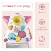 KUB Baby Push Walker, Montessori Baby Walker Activity Center with Wheels& Push Toys  for Toddlers, Sit to Stand Learning Walker - 4 of 4