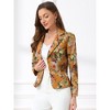 INSPIRE CHIC Women's Notched Lapel Open Front Business Casual Blazer - 2 of 4