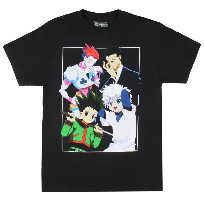 Hunter X Hunter Mens' Character Box Design Anime Graphic Print T-Shirt, 2 of 6