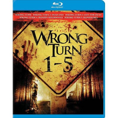 Wrong Turn 1-5 (Blu-ray)(2014)