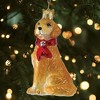 Kurt Adler Noble Gems Glass Ornament for Christmas Tree, Golden Retriever - 3 of 3