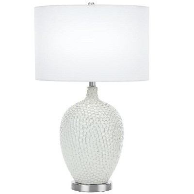 Monarch Specialties Lighting 28inchH Table Lamp Cream Ceramic Ivory / Cream Shade Contemporary